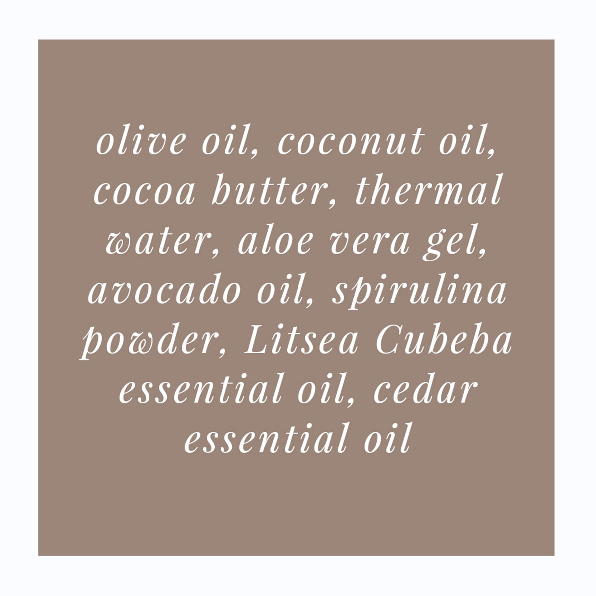 REGENERATE aloe vera & spirulina